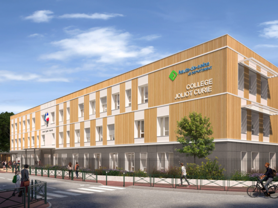 Le Conseil D&eacute;partemental des Hauts-de-Seine se dote d'un coll&egrave;ge provisoire biosourc&eacute; et r&eacute;utilisable !