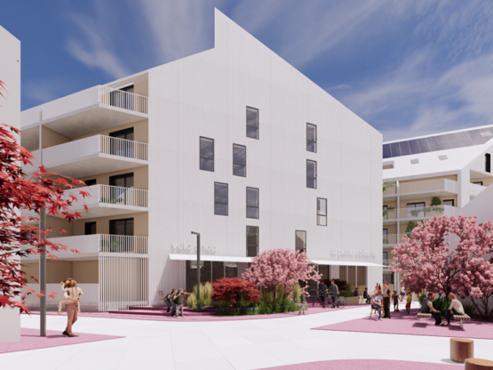 Amo&egrave;s est BET fluides & environnement de la construction de 103 logements dans la ZAC Bastide Niel de Bordeaux ! 