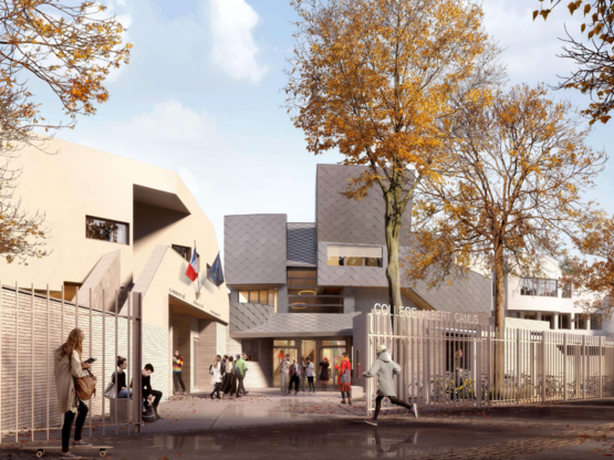 Amo&egrave;s laur&eacute;at du MGP de r&eacute;novation et d'extension du Coll&egrave;ge Albert Camus de Rosny-sous-Bois !