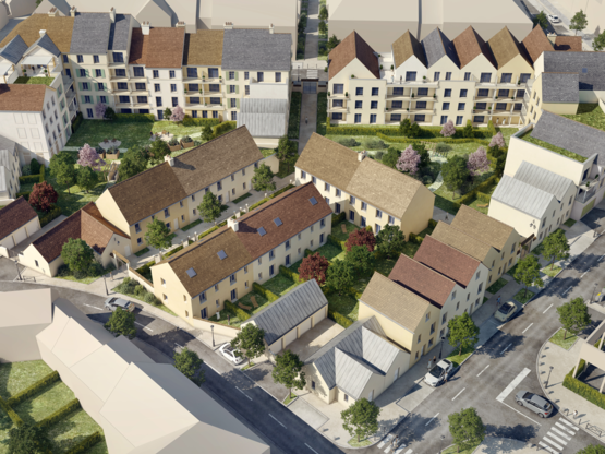 Amo&egrave;s est BE fluides et environnement pour la construction de 120 logements passifs &agrave; Coupvray !