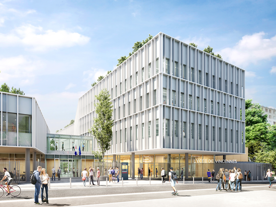 Amo&egrave;s laur&eacute;at pour le MPGP de construction d'un lyc&eacute;e &agrave; Vincennes !