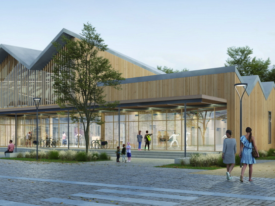 Premi&egrave;re botte pour le gymnase de Bordeaux Brazza
