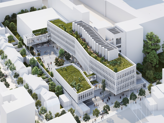 Le lyc&eacute;e de Vincennes en cours de construction !