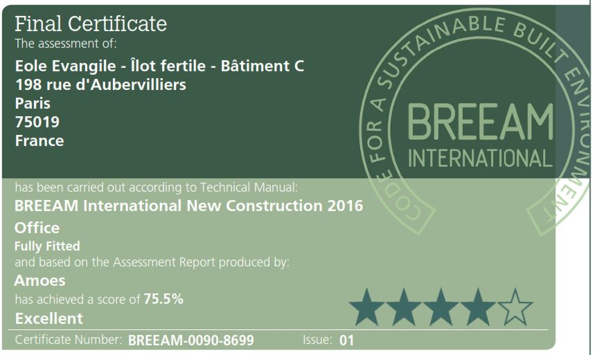 BREEAM Eole BREEAM Eole